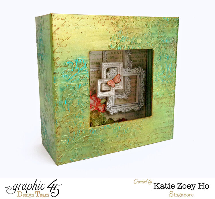 Patina Mixed Media Sentiments Box