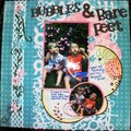 Bubbles & Bare Feet Layout