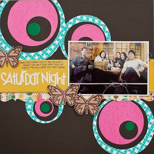 Themed Projects : Saturday Night&lt;br&gt;Scraplift of alb52