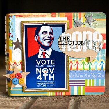 Themed Projects : Election '08 Mini Album