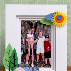 Vacation Picture frame *Little Yellow Bicycle*