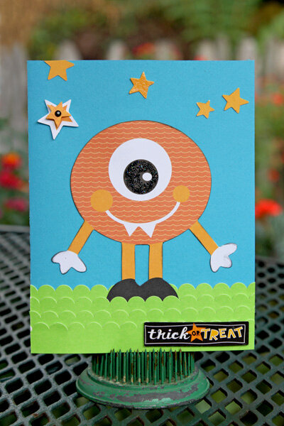 Trick or Treat Monster Card