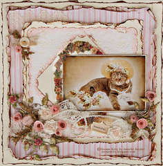 Escape Kitty - In My Easter Bonnet - Scraps Of Elegance April Awakening