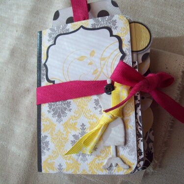 Altered 4&quot;X3&quot;  mini notebook now it&#039;s an address book ~