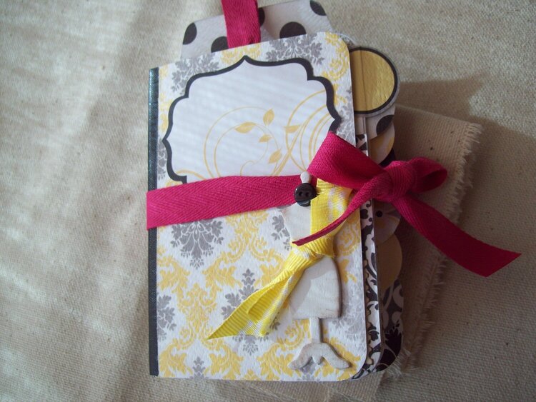Altered 4&quot;X3&quot;  mini notebook now it&#039;s an address book ~