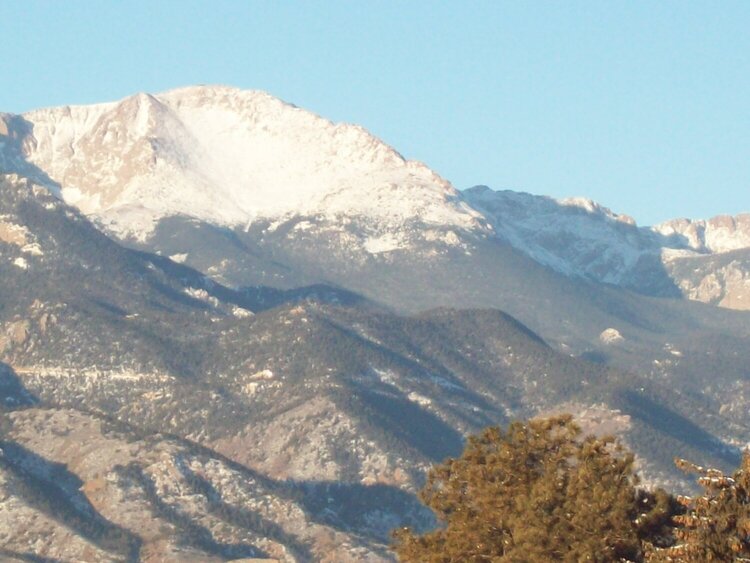 Pikes Peak mountain (Rocky Mnt&#039;s in CO), Colorado Springs, CO