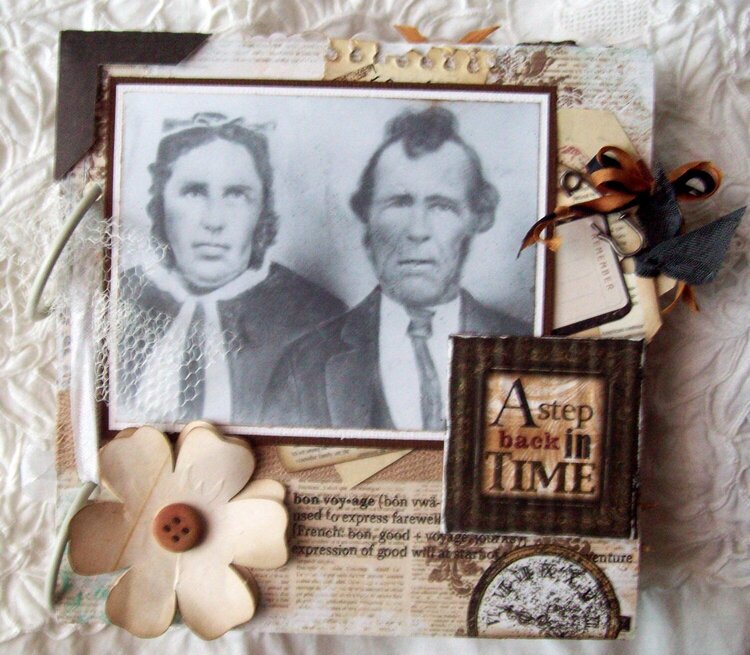 Vintage Family Wedding Album 6X6 (Mose&#039;s parents)