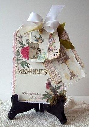 Memories tag card -  (made with Pion Design paper)