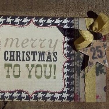 Merry Christmas To You! ~quick &amp; easy Christmas card