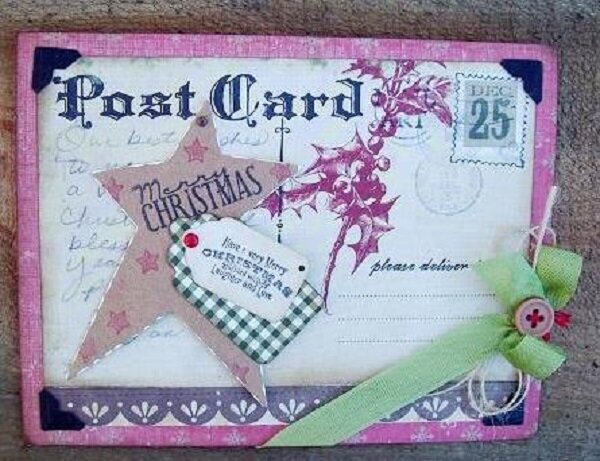 Post Card   ~quick &amp; easy Christmas card