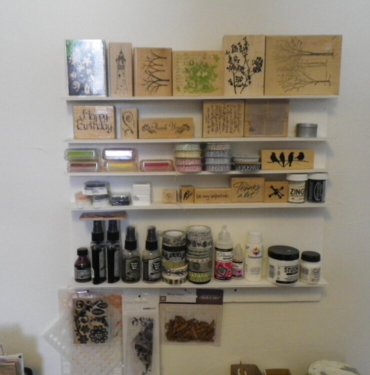 above the table is this &#039;homemade&#039; shelf... thing!~ pic 9