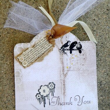 Simple Thank You tag