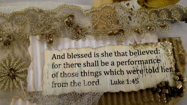 just a close up of the top detail (Scripture Snippet)