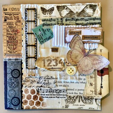 Shared Memories (grungy) card