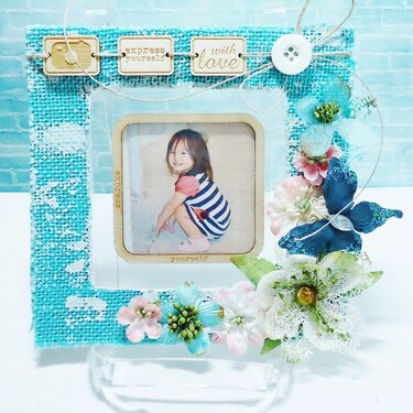 Express Yourself With Love Acrylic Frame
