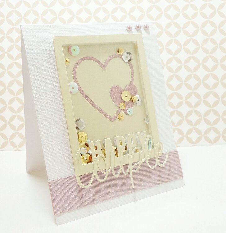 Happy Couple Shaker Card