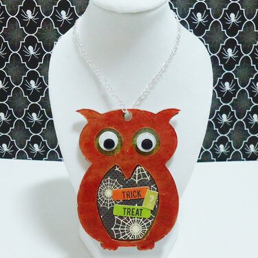 Trick or Treat Owl Necklace