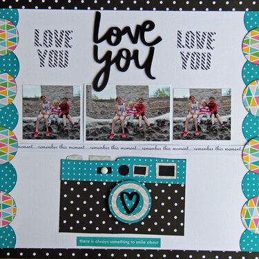LOVE YOU!  *My Creative Scrapbook JUNE Main Kit*
