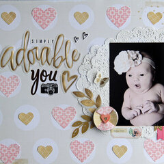 Adorable You *My Creative Scrapbook MAY MAIN KIT*