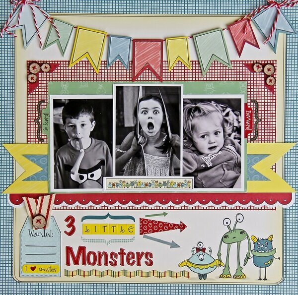 Three Little Monsters!