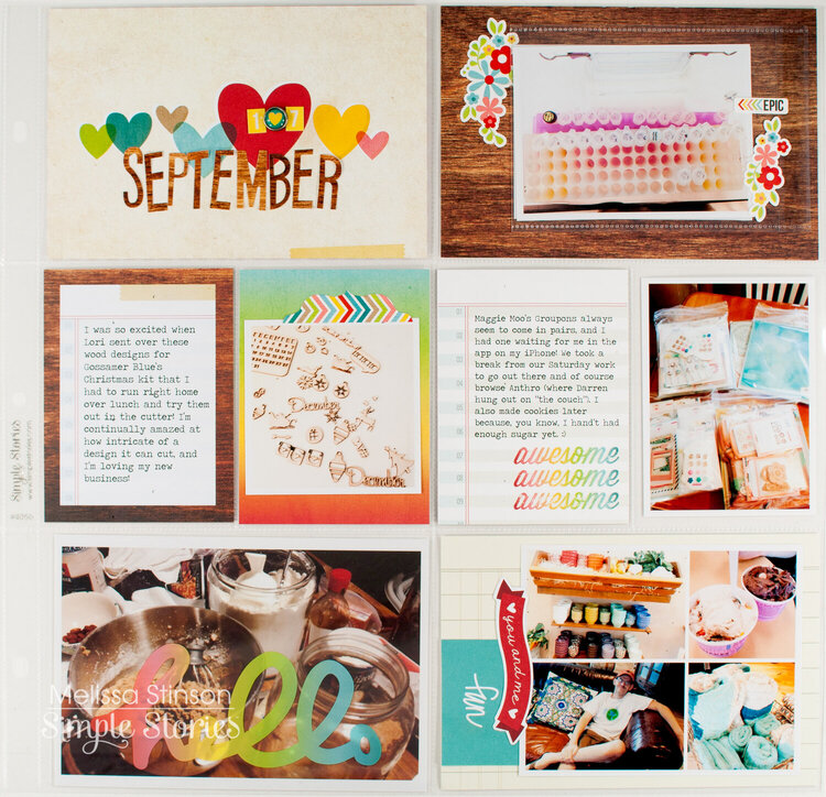 Good Day Sunshine Pocket Page Spread