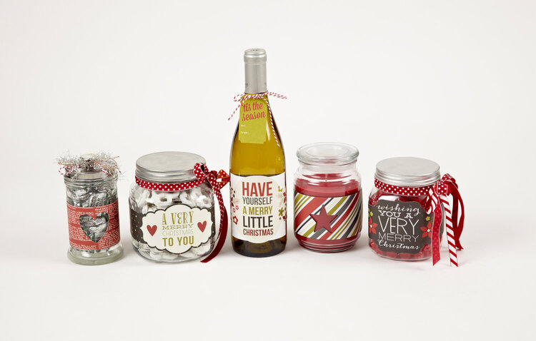 Quick &amp; Easy Christmas Gifts with Label Wraps!