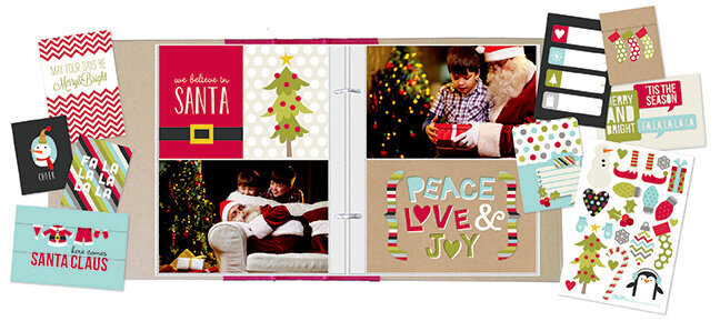 NEW!  Simple Stories SN@P! Sets - Christmas