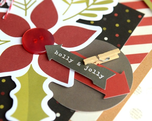 Holly Jolly card by Vicki Boutin