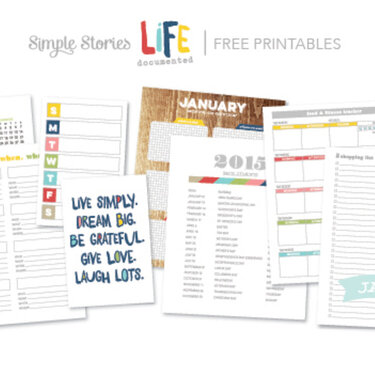 January Free Printables - Life Documented Planner
