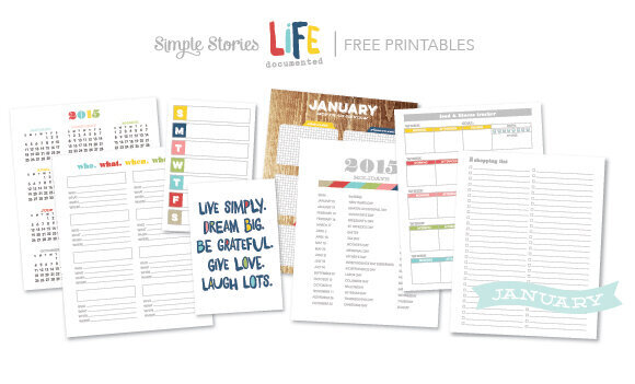 January Free Printables - Life Documented Planner