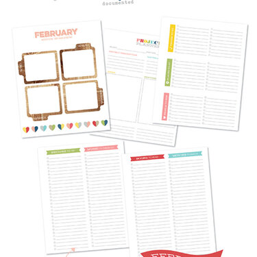 February Free Printables - Life Documented Planner
