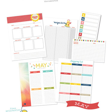 May Free Printables - Life Documented Planner
