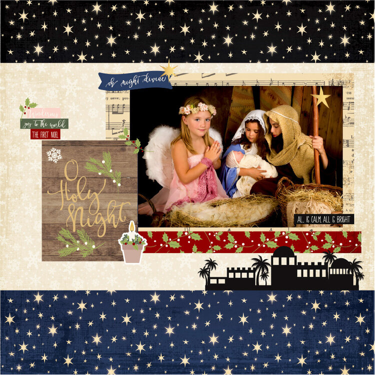 NEW!  Simple Stories O Holy Night