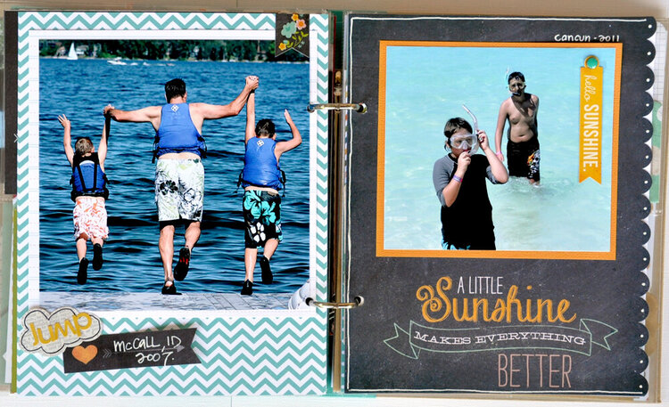 Simple Stories SN@P! Binder with I Heart Summer