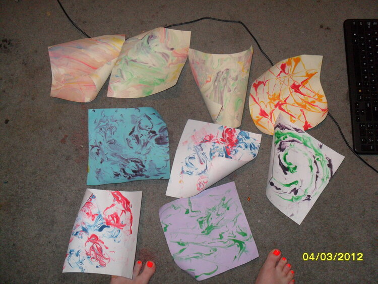 Tye Dye Paper