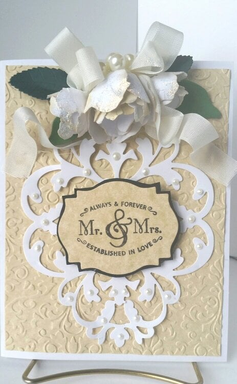 Mr. And Mrs. Wedding card