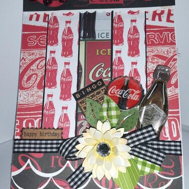 Coke-Cola Birthday Card