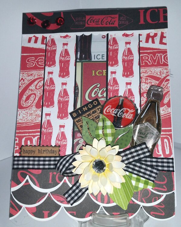 Coke-Cola Birthday Card