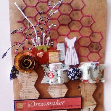Dressmaker-Birthday Card