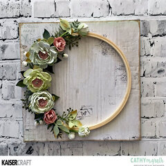 Embroidery Hoop Wreath