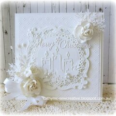 All White Christmas Card