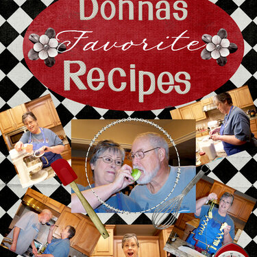 Cover of Mom&#039;s Recipe book