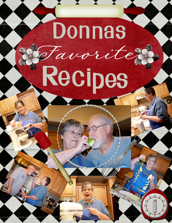 Cover of Mom&#039;s Recipe book