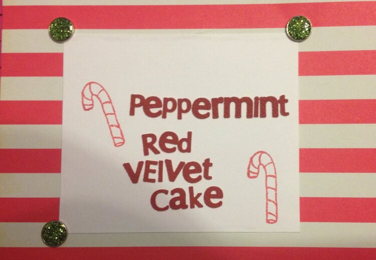 Peppermint Red Velet Cake