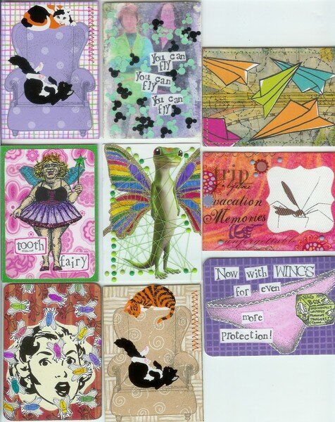 Things With Wings ATCs