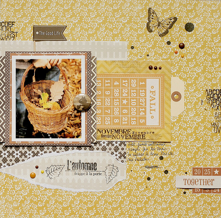 L&#039;automne frappe  la porte *Scraptastic Club*