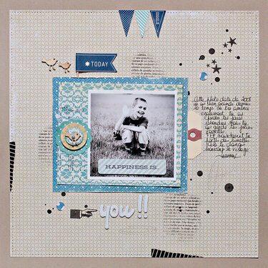 Happiness is you {Scrapstatic Club}