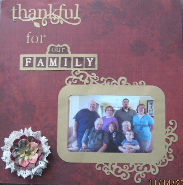 Thankful for my Family-Pokey Peas/CG 2010