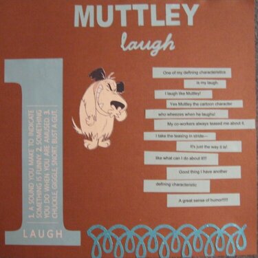 Muttley Laugh-CG 2009