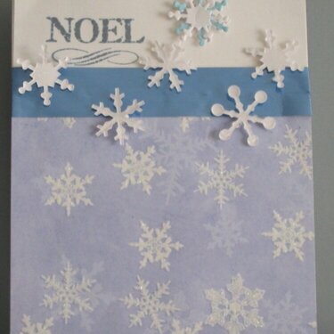 Noel-easy to create card class week four